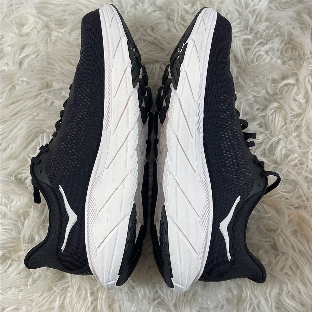 HOKA Men's Arahi 7 Stability Shoe Black & White Size 13D NEW - Picture 9 of 14